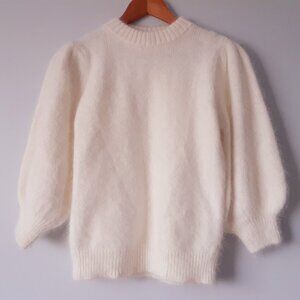 Anine Bing Angora Crewneck Sweater XS